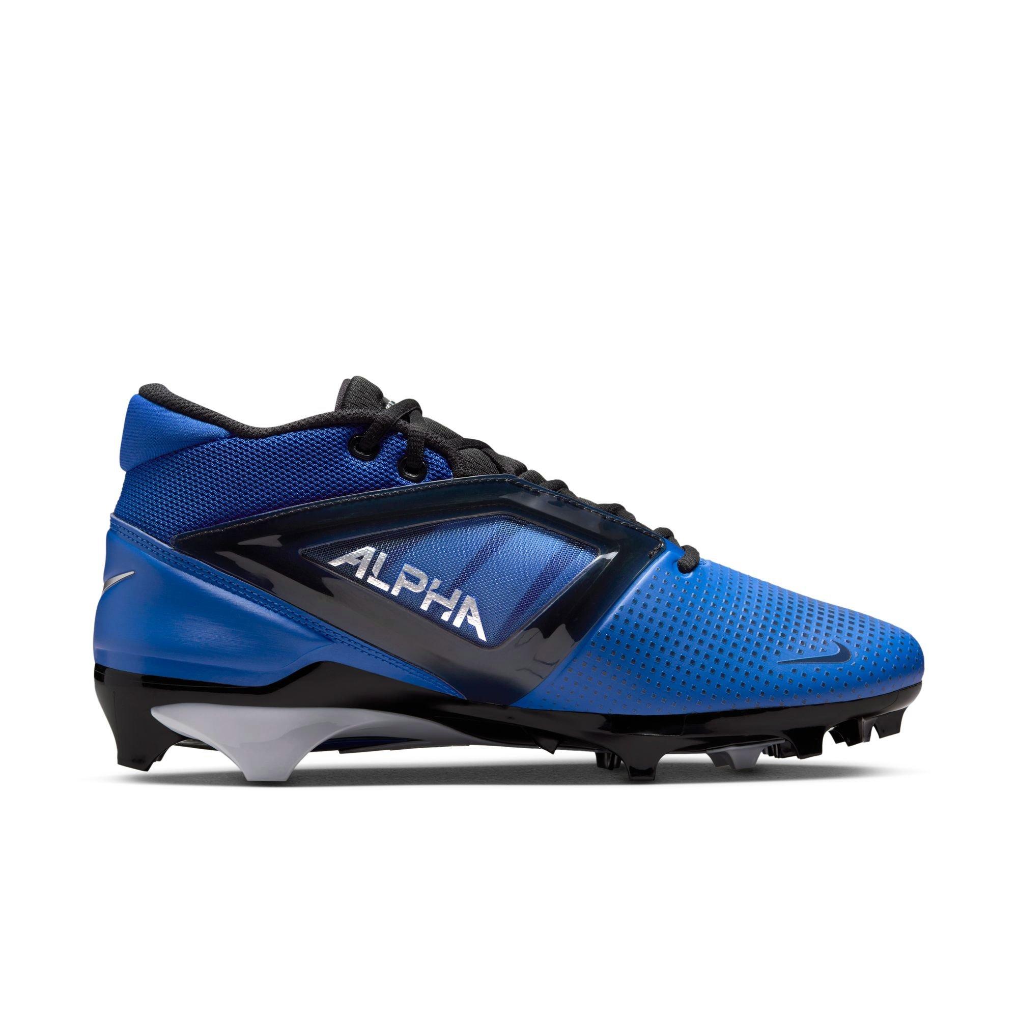 Nike Alpha Menace 4 Pro Men's Color Block Football Cleats - Blue